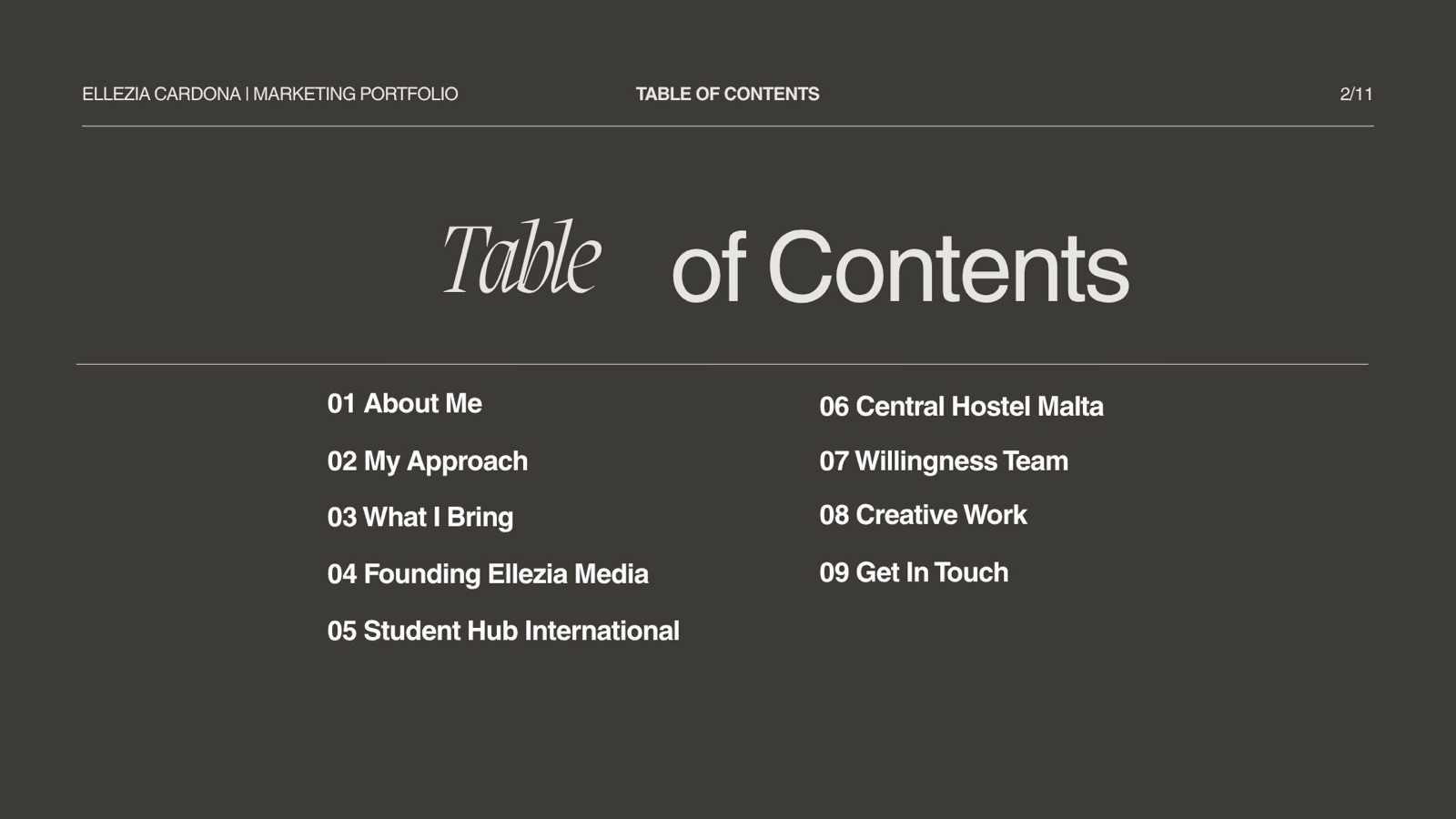 Portfolio page 2